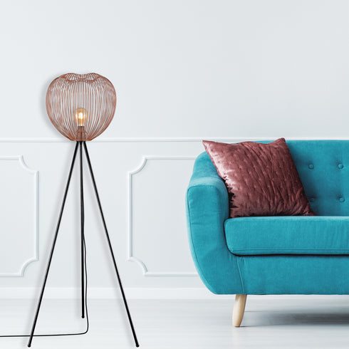 Floor Lamp Luminaire In Copper LL00066